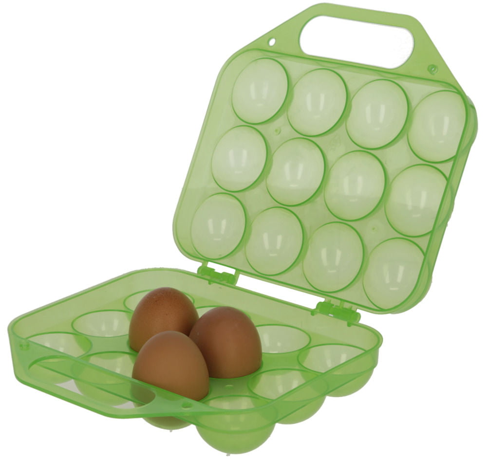 Rosa Transparent Demarkt Eierbox für 15 Eier Maße 7 * 15 * 23CM Eier Multifunktionsbox Transportbox aus Kunststoff 